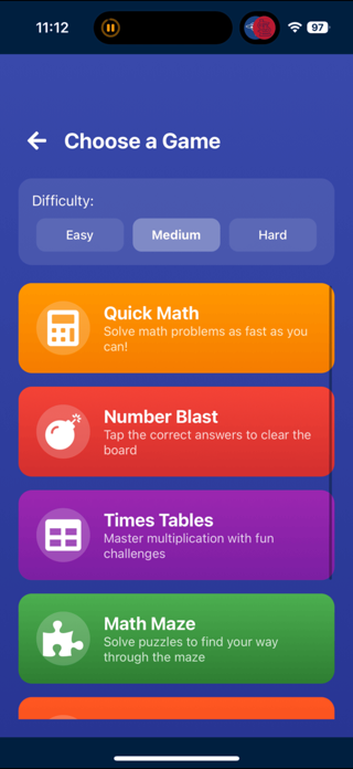 Math Arcade Games Screenshot 2 of 6