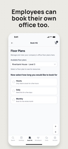 Screenshot of NearU - Search | Book | Work