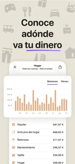 Captura de pantalla de Gestor De Gastos - Money Flow en iPhone 2