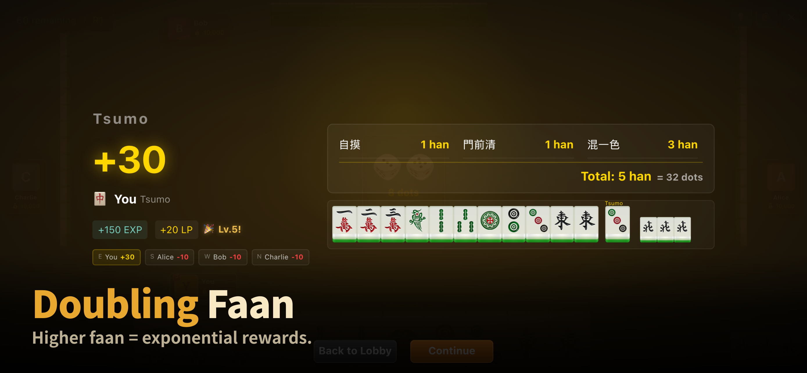 Hong Kong Mahjong - 13 Tiles screenshot 3
