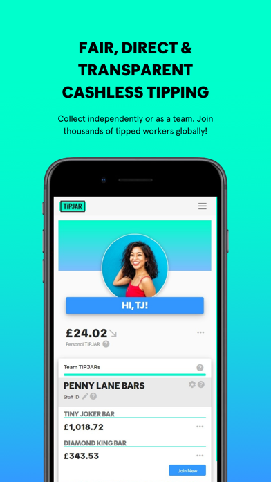 TiPJAR Collect Screenshot