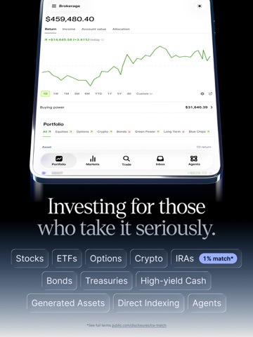 Public: Invest & Trade iPad screenshot