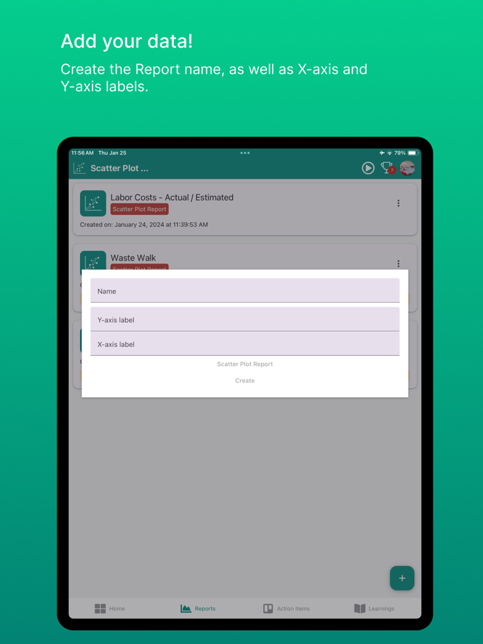 Lean Scatter Plot Rpt