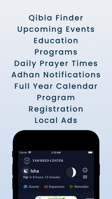 Tawheed Center iPhone screenshot 2 - Reference app