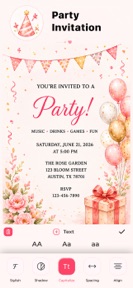 Invitation Card Maker . RSVP screenshot