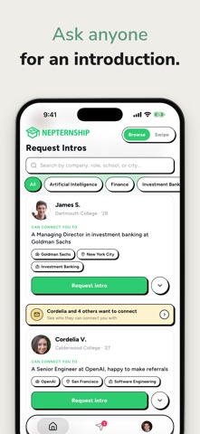 Nepternship screenshot