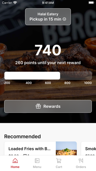 Halal Eatery iPhone screenshot 1 - Food & Drink app