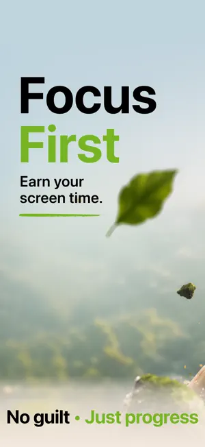 FocusFirst Screen Time Control screenshot 1
