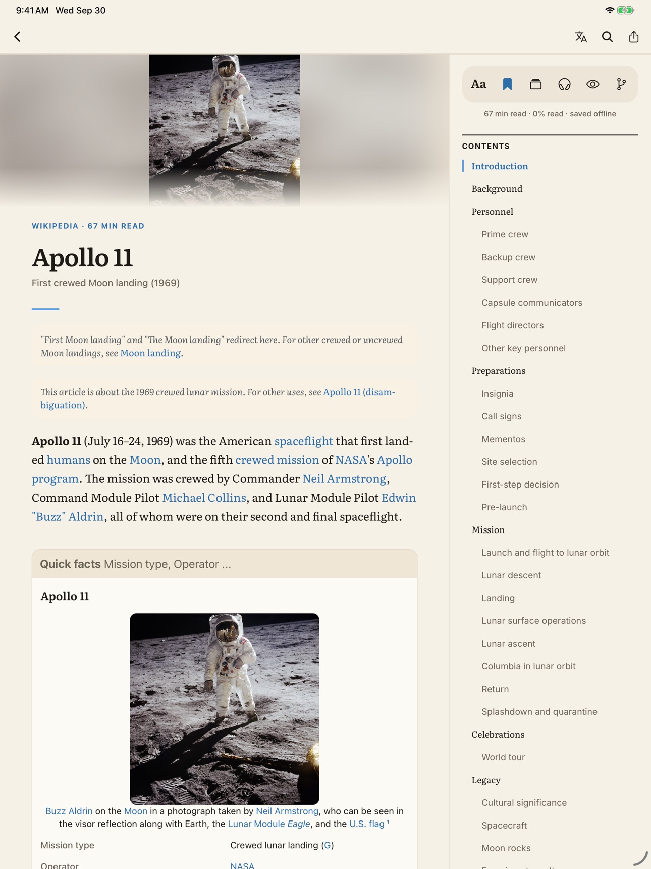 Screenshot 10 of WikiReader: Reading Trails