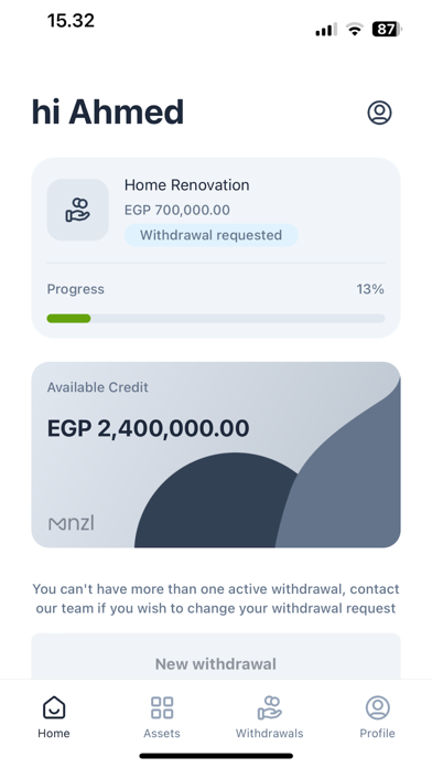 MNZL Wallet Screenshot