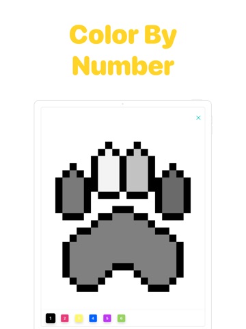 Pixel Me - Colour by Numbers iPad screenshot