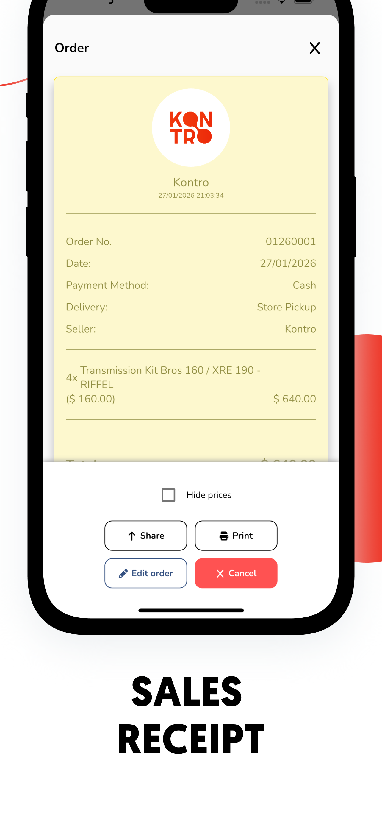 Inventory Management - Kontro