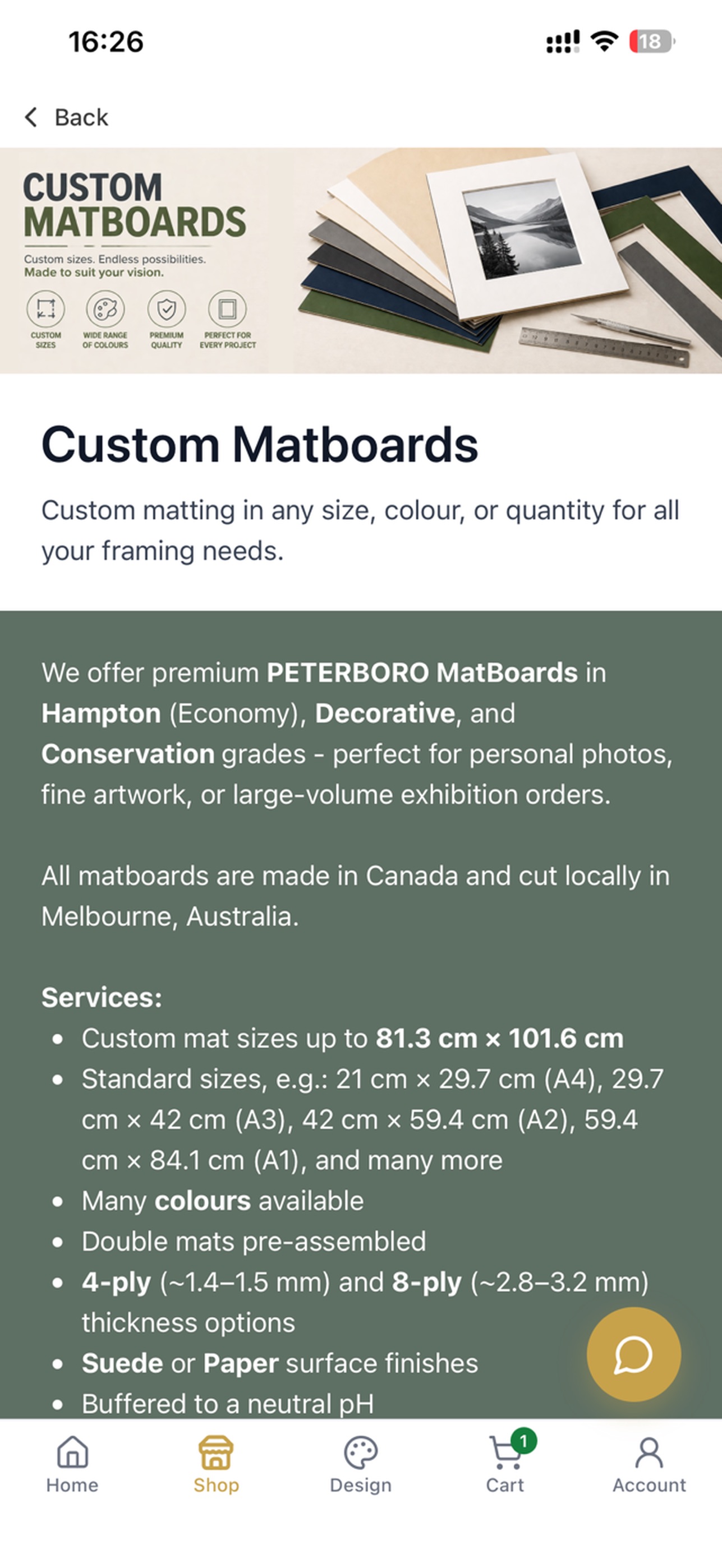 Screenshot 3 of AAA Matboards