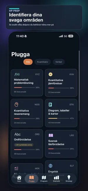 Högskoleprovet - HP prep screenshot 2