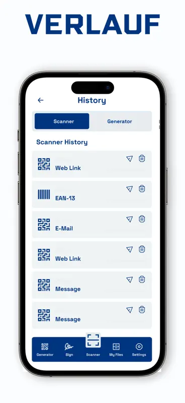 QR Scanner - Leser- Generator screenshot 7 of 7