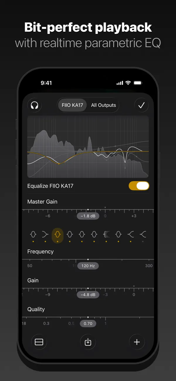 Screenshot #2 pour Pentaton: HiFi Audio Player