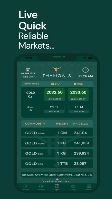 Thangals Bullion Screenshot