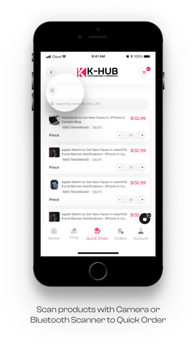 KHUB E-commerce Screenshot