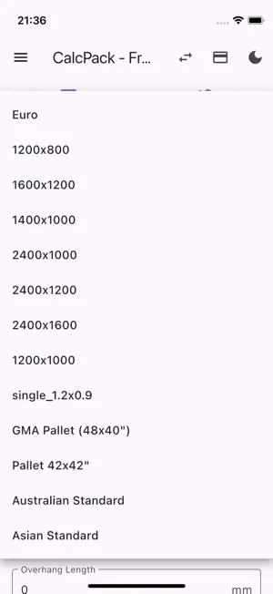 CalcPack calculating packaging screenshot 4