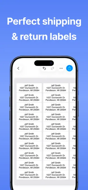 Label Printer Address Stickers screenshot 4