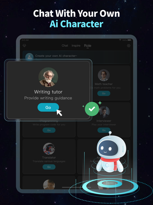 ‎ChatGo - AI Chatbot Assistant Skjermbilde
