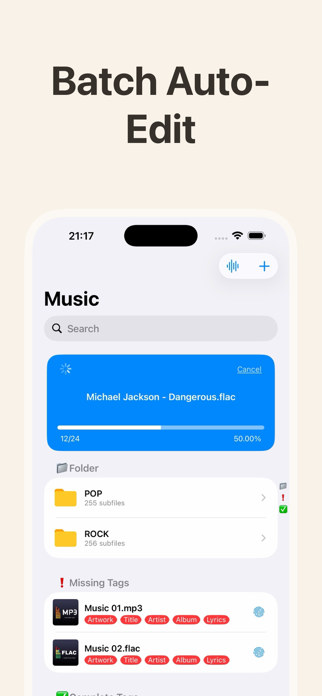 MP3 Tag Editor - Audio Match Screenshot 3 of 8