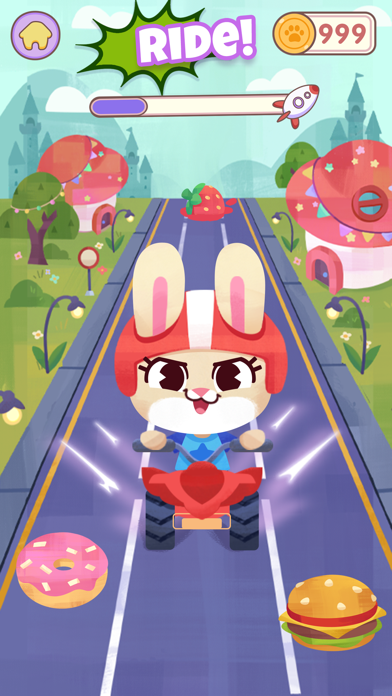 Bini Bunny Run: Running Gamesのおすすめ画像1