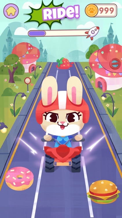 Bini Bunny Run: Running Games