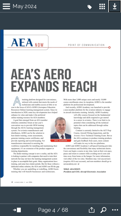 Avionics News Magazine Screenshot