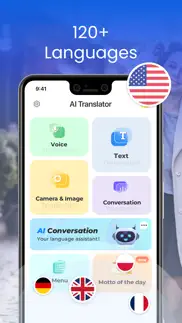 ai translator:voice&text&photo iphone screenshot 1