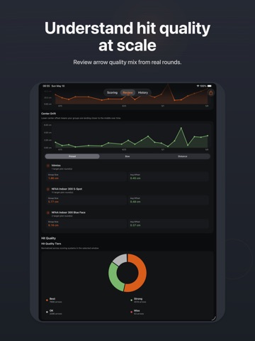 AimTrack Archery Score Tracker iPad screenshot