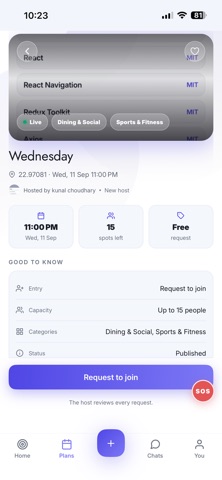 Join-Me-In iPhone screenshot