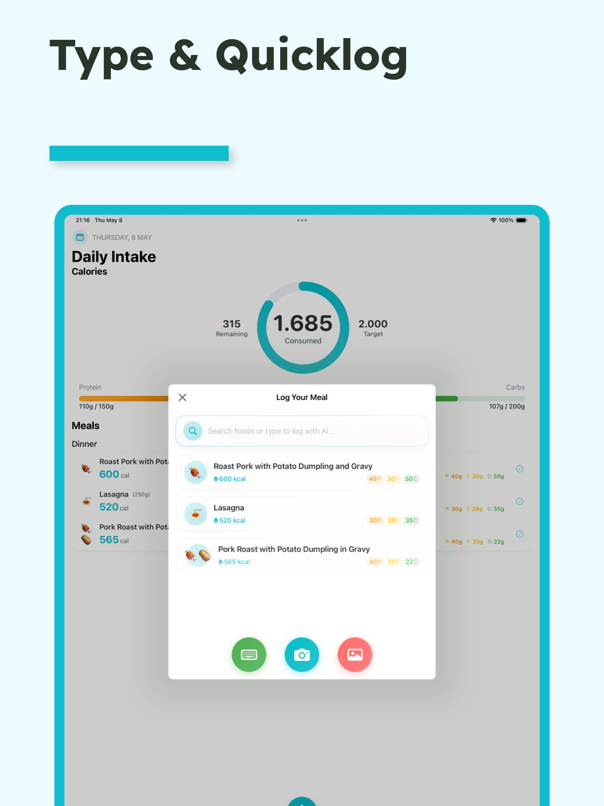 Calolens - AI Calorie Counter