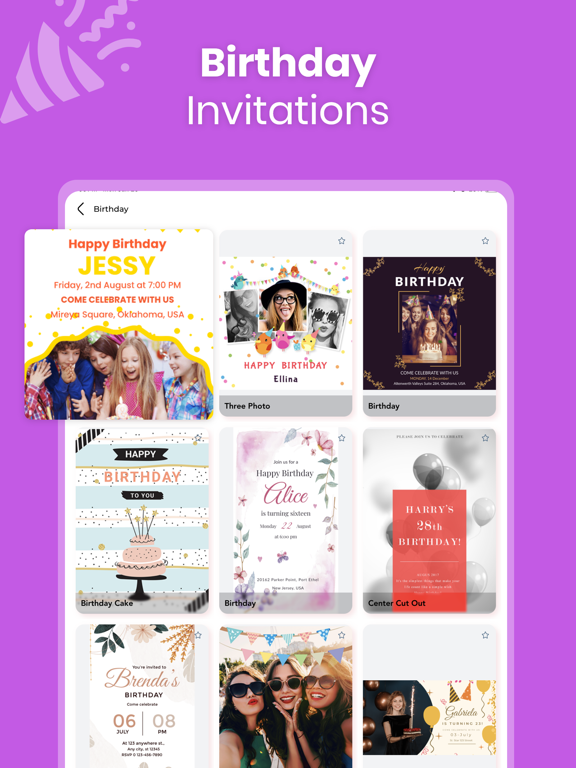 Screenshot #6 pour Invitation.s & Invite Maker