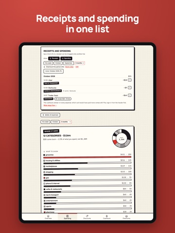 Tratobor: Receipt Scanner iPad screenshot