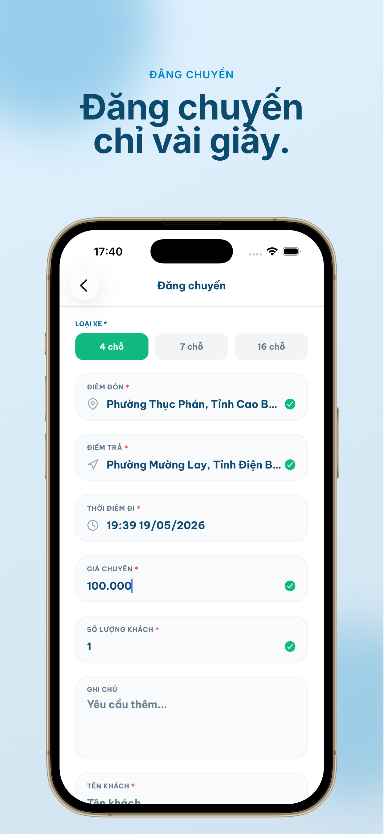 Lịch Xe screenshot 3