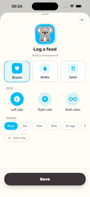 BabyKoa: Baby Tracker screenshot 4