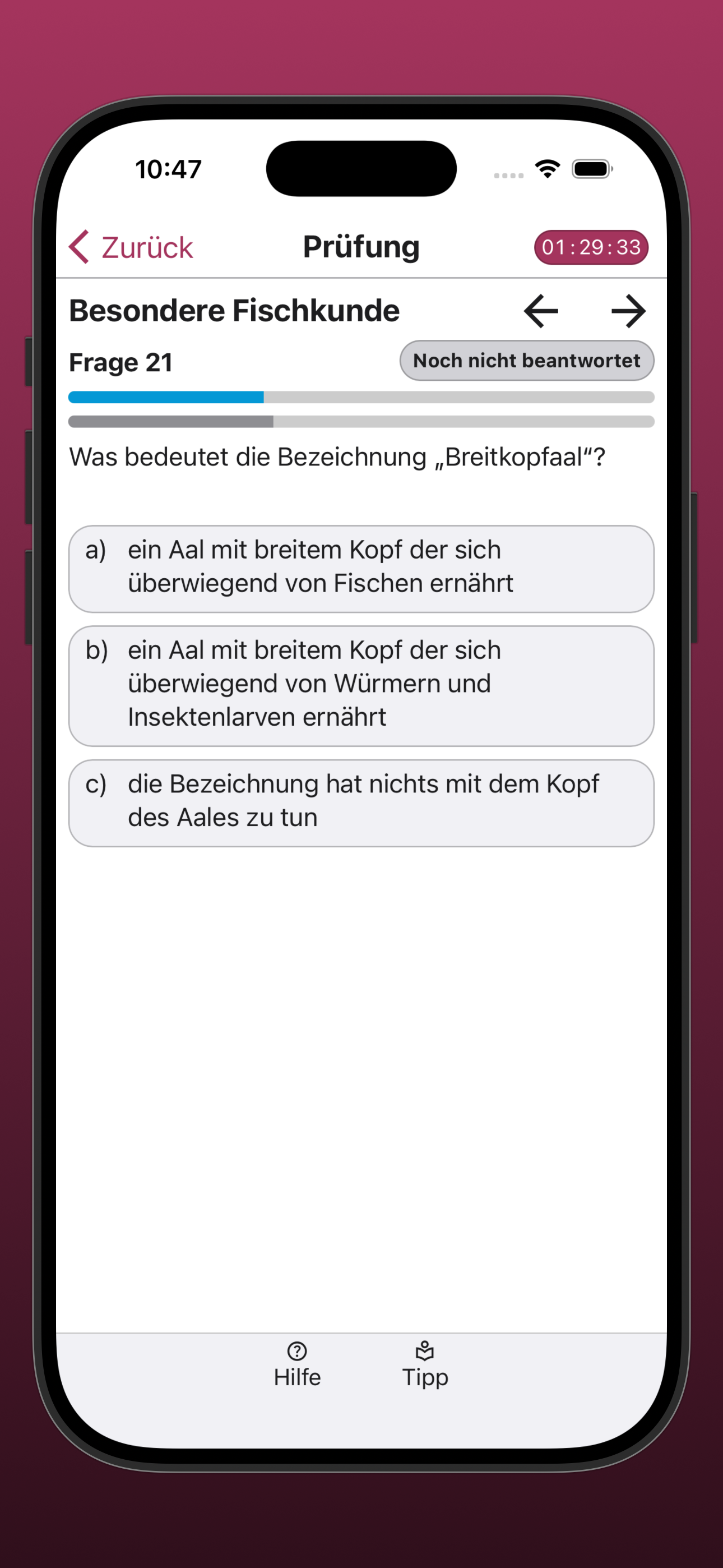 Fischer Lernfragen Mecklenburg