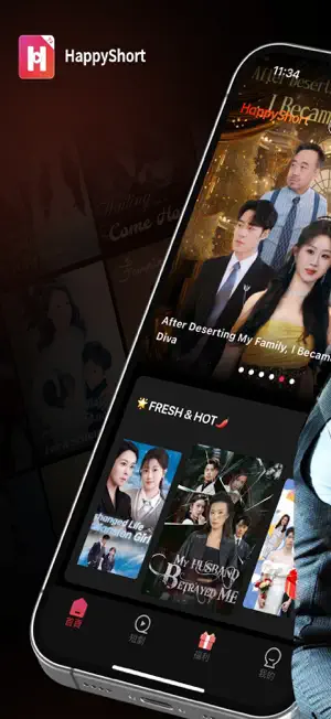 HappyShort - Dramas & Movies screenshot 2