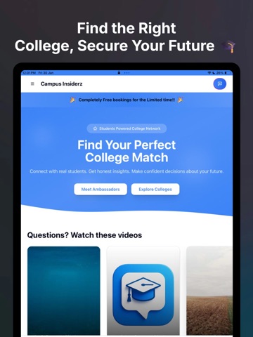 CampusInsiderz iPad screenshot 1