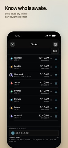 World Clock Widget: Meridian Screenshot 5 of 6