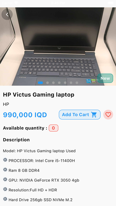 American cheap laptop Screenshot