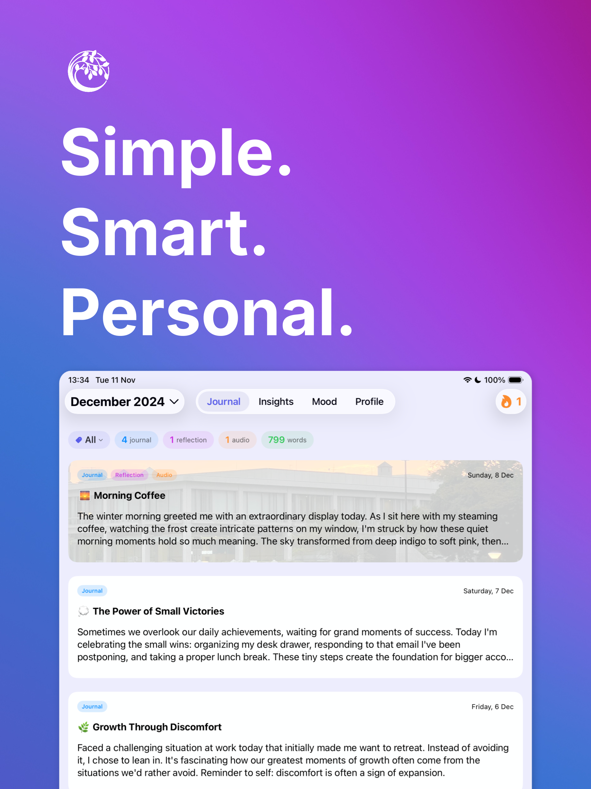 Mimito: Mood Journal & Diary