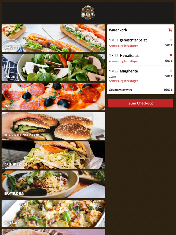 Hagenower Grill Hagenow iPad screenshot