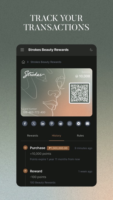 Strokes Beauty Rewards Screenshot