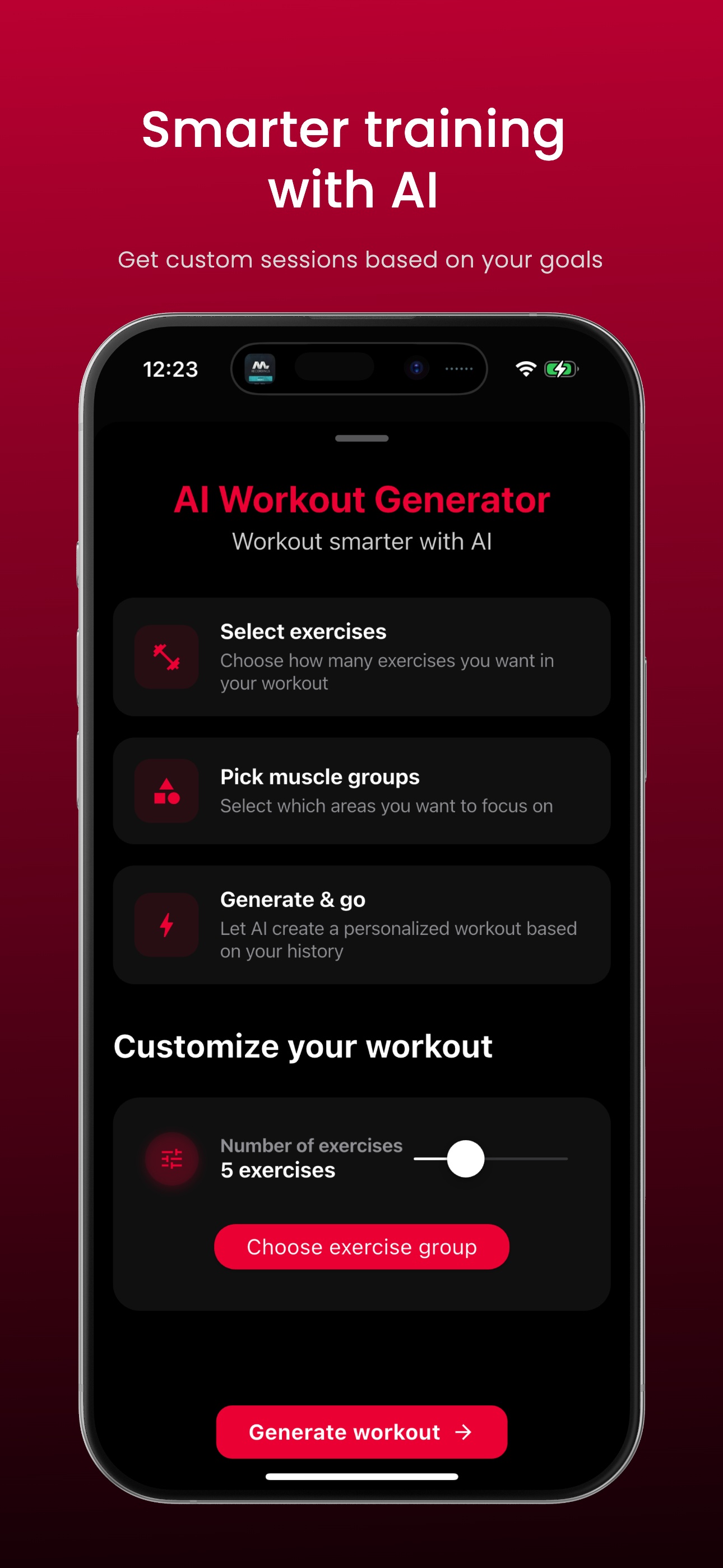 MuscleMate: Fitness Tracker screenshot 2
