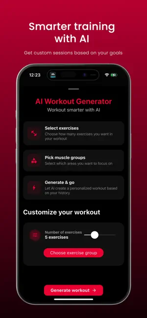 MuscleMate: Fitness Tracker screenshot 2