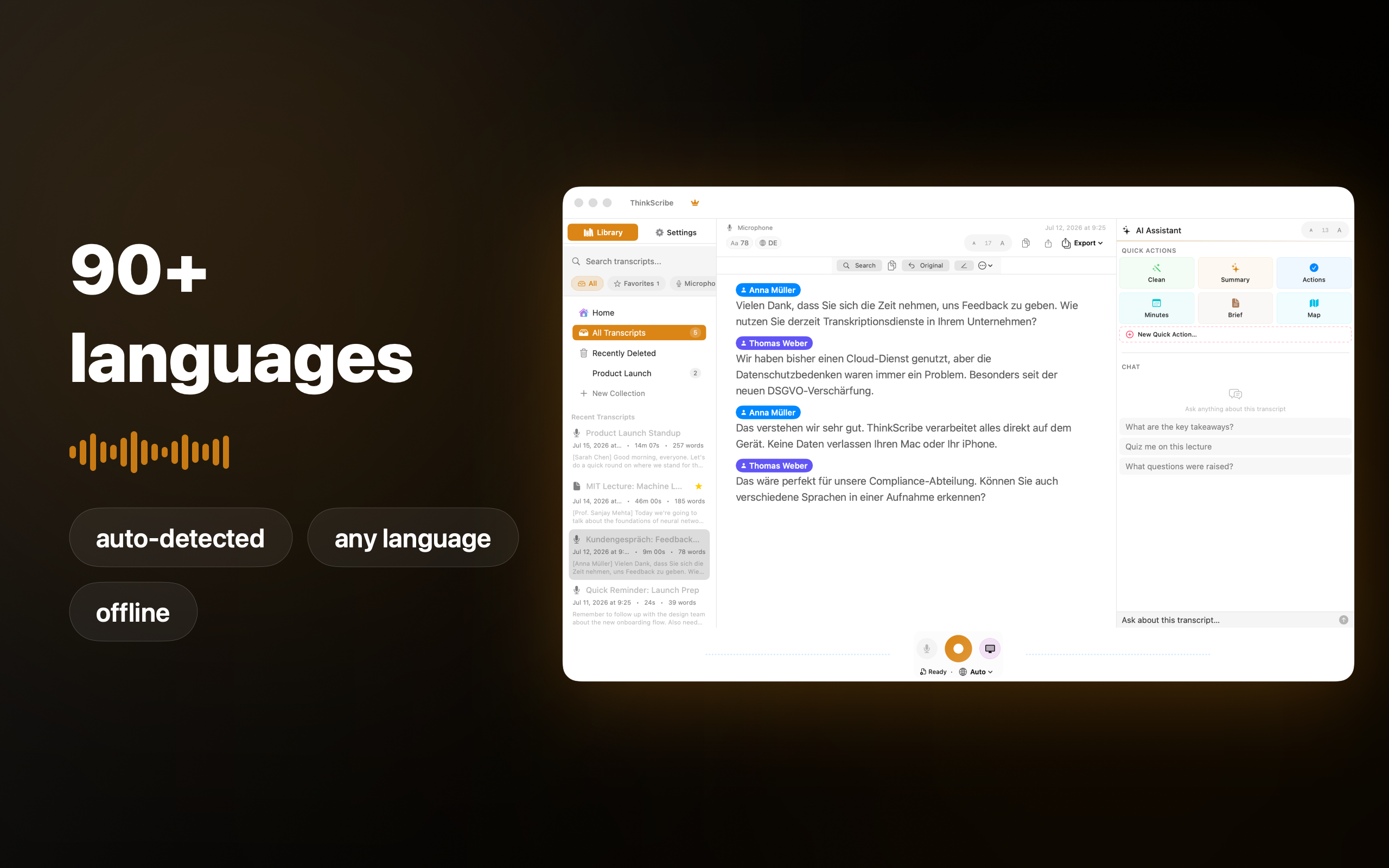 Voice to Text AI: ThinkScribe screenshot 20