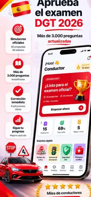 Autoescuela Test DGT - 2026 screenshot 1