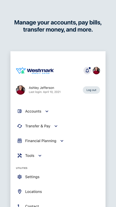Westmark Credit Union Mobile Screenshot 4 of 4